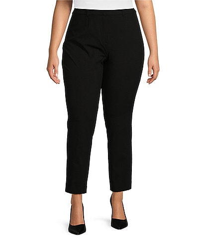 Investments Platinum Suiting Plus Size Slim Leg Pant