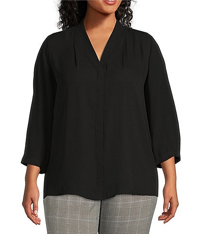 dillard's plus size tops