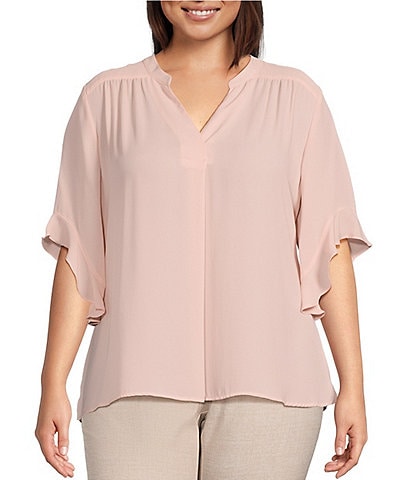 Sexy Plus Size Tops - Shop Trendy Pink Polyster Top Women – 9shines label