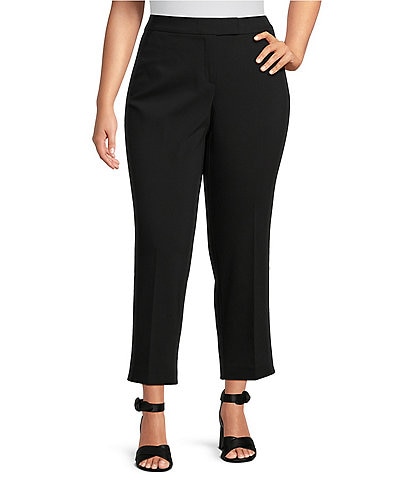 Investments Plus Size the 5TH AVE fit Elite Stretch Ankle Straight Pants