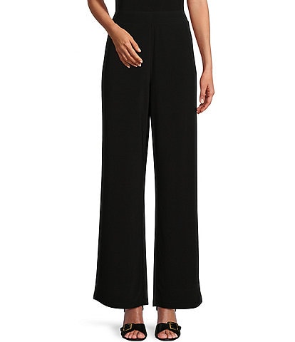 Investments Soft Separates Mid Rise Tapered Straight Leg Pull-On Pants