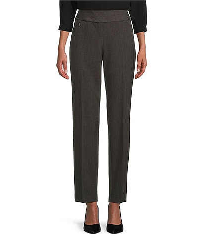 Investments the PARK AVE fit Charcoal Heather Straight Leg Pants