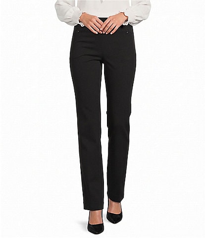 Investments the PARK AVE fit Pull-On Mid-Rise Straight Leg Pants