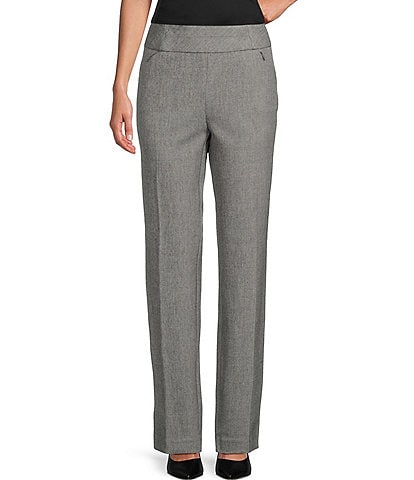 Investments the PARK AVE fit Stretch Front Pocketed Tummy Control Straight Leg Pants