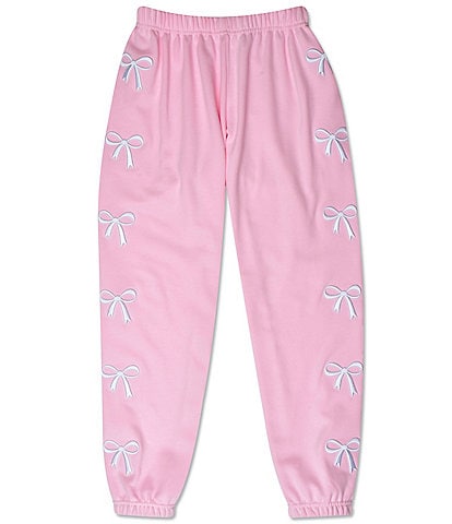 Iscream Girls Bow Embroidered Jogger Pants