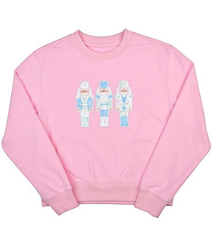  Girls Sequin Nutcracker Treat Sweatshirt
