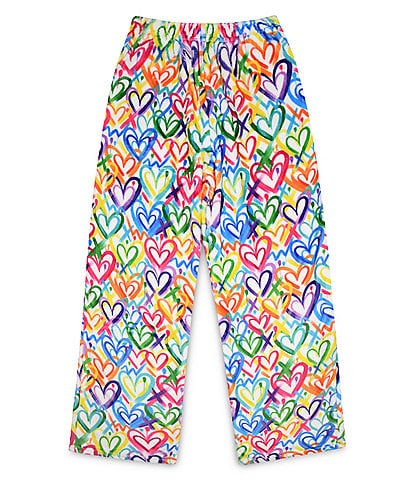 Iscream Little/Big Girls 4-14 Corey Paige Hearts Plush Pants