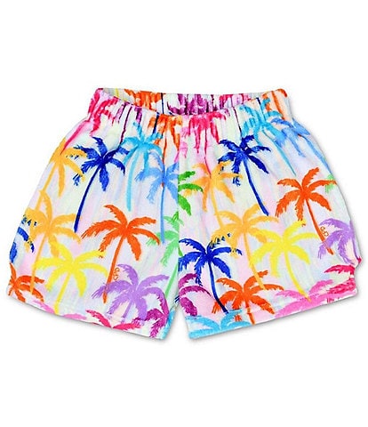Iscream Little/Big Girls 4-14 Corey Paige Palm Tree Plush Shorts