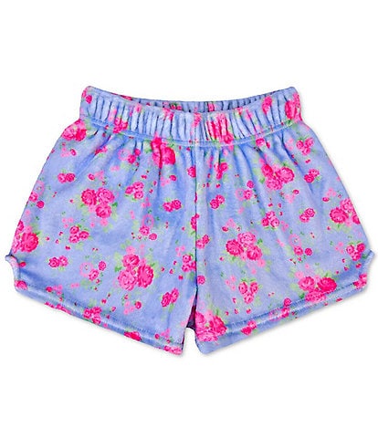 Iscream Little/Big Girls Ditsy Floral Plush Shorts