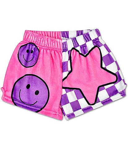 Iscream Little/Big Girls 4-14 Smile Squad 2.0 Plush Sleep Shorts