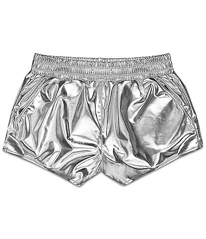 Iscream Little/Big Girls 6-14 Metallic Pull-On Shorts
