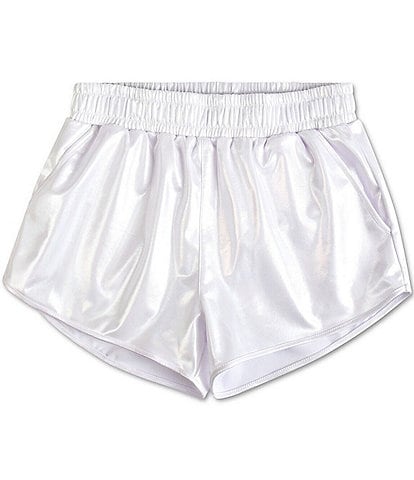 Iscream Little/Big Girls 6-14 Metallic Pull-On Shorts