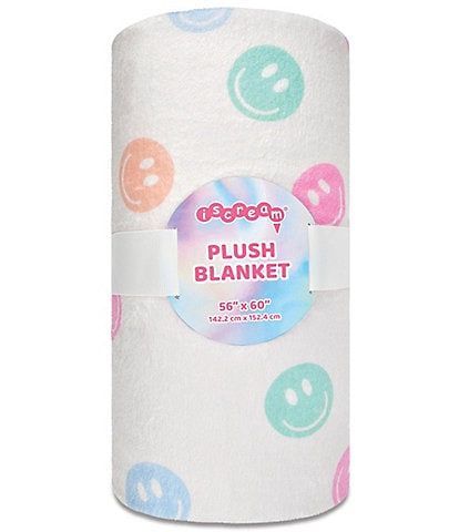 Iscream Made You Smile Plush Blanket