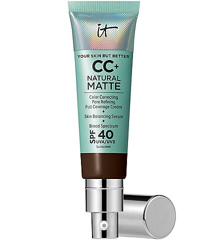 IT Cosmetics CC+ Natural Matte Color Correcting Full Coverage Cream Foundation SPF 40