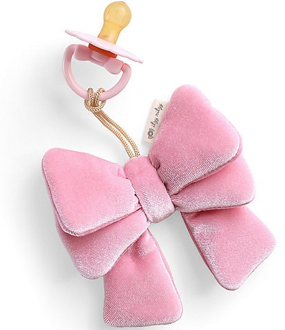 Itzy Ritzy Bitzy Pal ™ Bow Natural Rubber Pacifier & Lovey