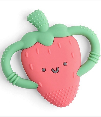 Itzy Ritzy Chew Crew™ Silicone Handle Strawberry Teether