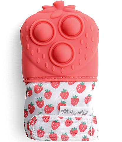 Itzy Ritzy Itzy Mitt Pop™ Strawberries Sensory Teething Mitten