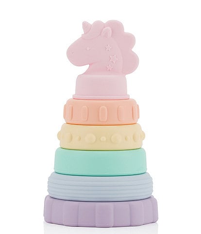 Itzy Ritzy Unicorn Silicone Stack & Teether Toy