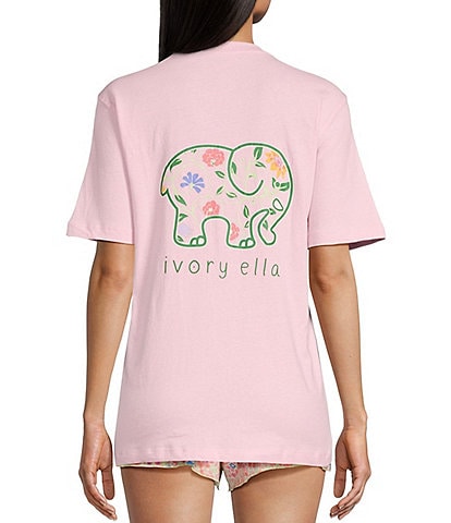 Ivory Ella In The Garden Graphic T-Shirt