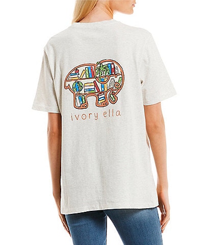 Ivory Ella Library Ellie Graphic T-Shirt