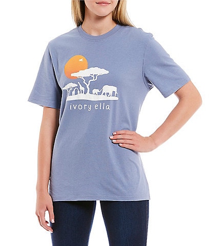 Ivory Ella Sahara Sunset Graphic T-Shirt