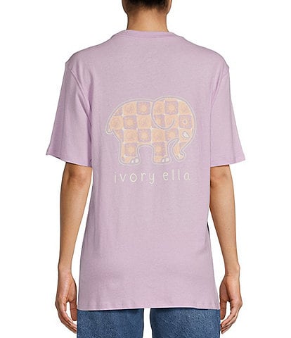 Ivory Ella Sun & Shells Graphic T-Shirt