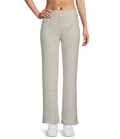 Ivory Ella Torrence Knit Mid Rise Lounge Pants