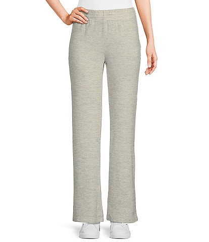 Ivory Ella Torrence Knit Mid Rise Lounge Pants