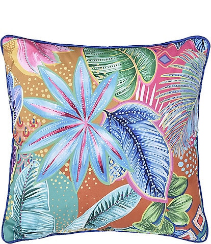 J. By J. Queen New York Hanalei 18" Square Decorative Pillow