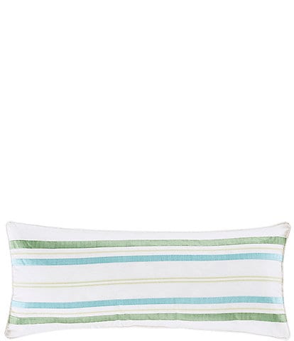 J. by J. Queen New York Roxanne Lumbar Colorful Striped Throw Pillow