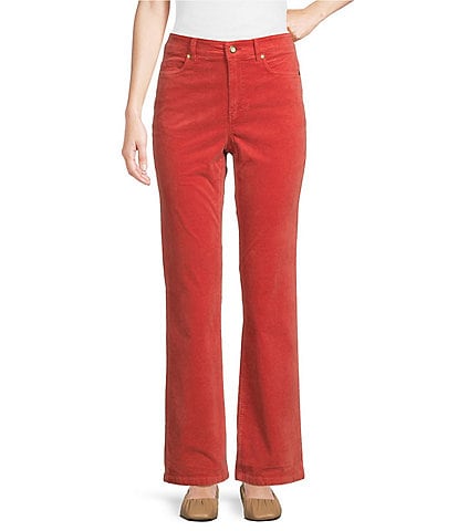 J. Mclaughlin Lenni Stretch Velvet Kick Flare Pant