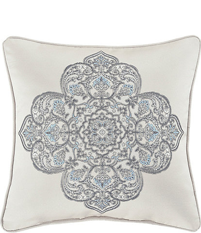 J. Queen New York Adagio Embroidered Square Pillow