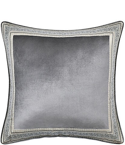 J. Queen New York Annabelle Bordered with Woven Stripe Reversible Euro Sham