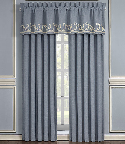 J. Queen New York Aurora Linen Textured Window Treatment
