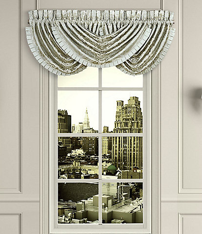 J. Queen New York Belgium Satin Weave Window Valance