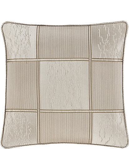 J. Queen New York Brando Highlighted Block Design Square Pillow