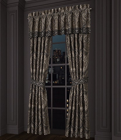 J. Queen New York Cipriana Woven Jacquard Damask Window Treatment