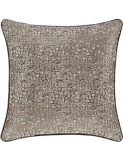 J. Queen New York Cracked Ice Square Pillow