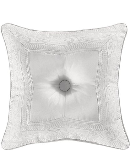 J. Queen New York Epic Button-Tufted Jacquard Square Pillow