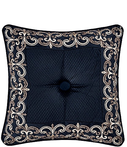 J. Queen New York Giardino Embroidered Scroll Square Pillow
