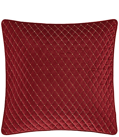 J. Queen New York Grandeur Quilted Velvet Euro Sham