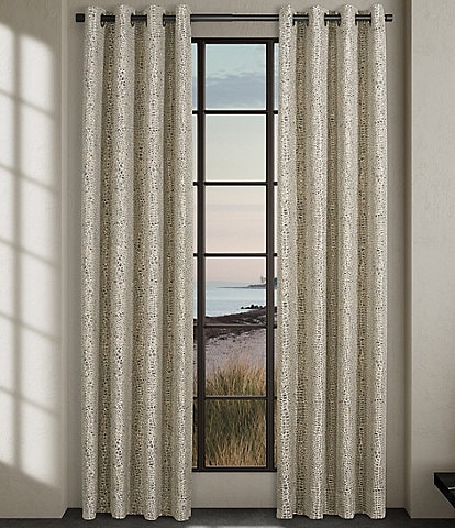 J. Queen New York Habitat Grommet Window Drapery Panel Pair