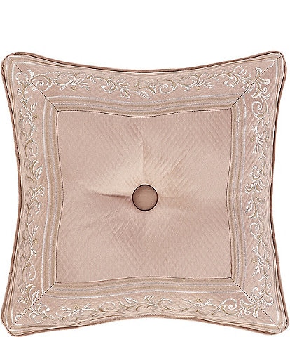 J. Queen New York Inspired Rosewater Tufted-Button Framed Pillow