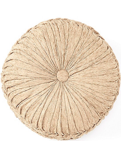J. Queen New York Luciana Tufted Round Pillow