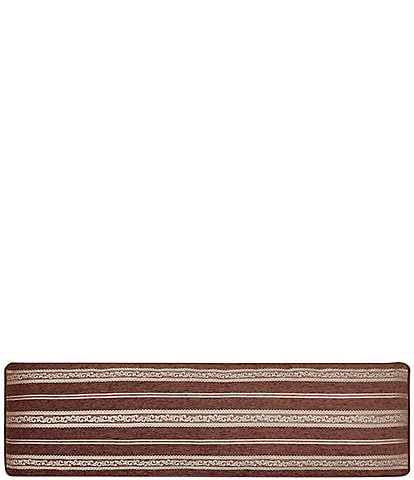 J. Queen New York Lupita Woven Chenille Striped Reading  Bolster Reversible Pillow