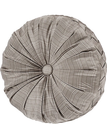 J. Queen New York Luxembourg Tufted Round Pillow