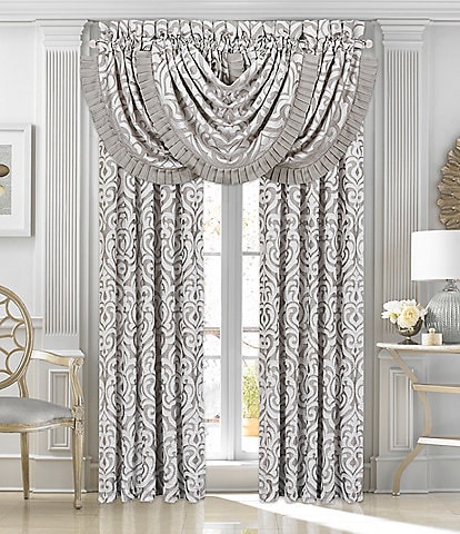 J. Queen New York Luxembourg Silver Window Treatments