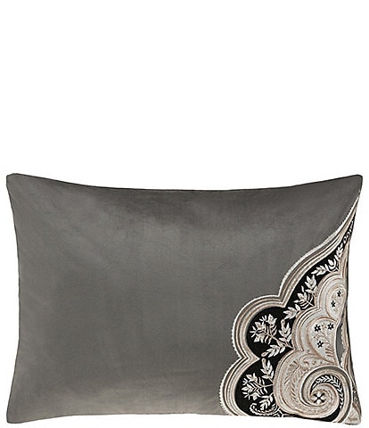 J. Queen New York Mariana Embroidered Boudoir Pillow