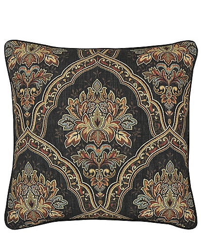 J. Queen New York Michalina Damask Print Reversible Square Pillow