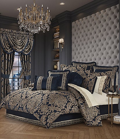 J. Queen New York Monte Carlo Grand-Scaled Damask Oversized Comforter Set